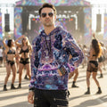 Crushed Velvet Pullover Hoodie | Temple of Sound