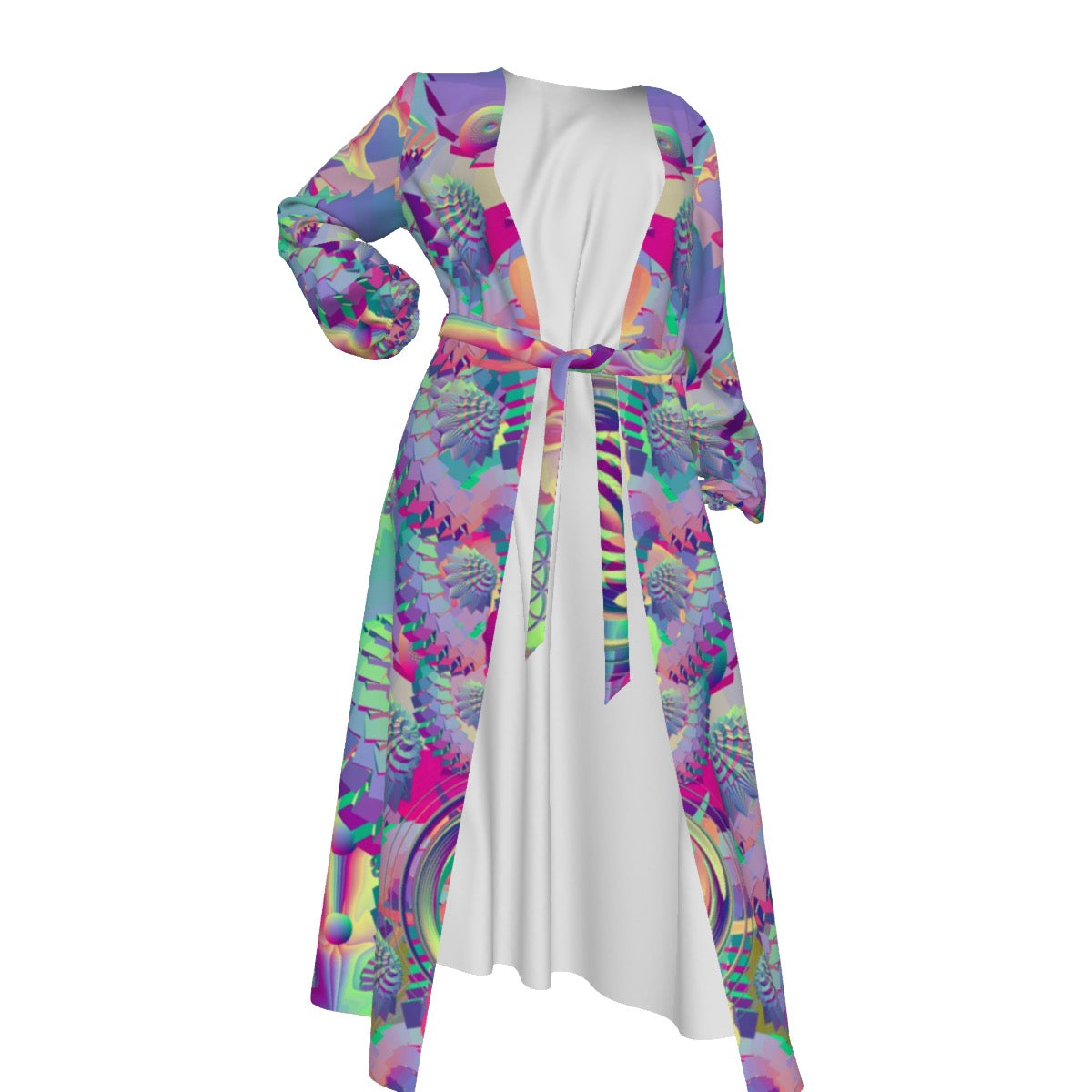 Chiffon Kimono | Shroom Flower of Life