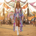 Chiffon Kimono | Shroom Flower of Life