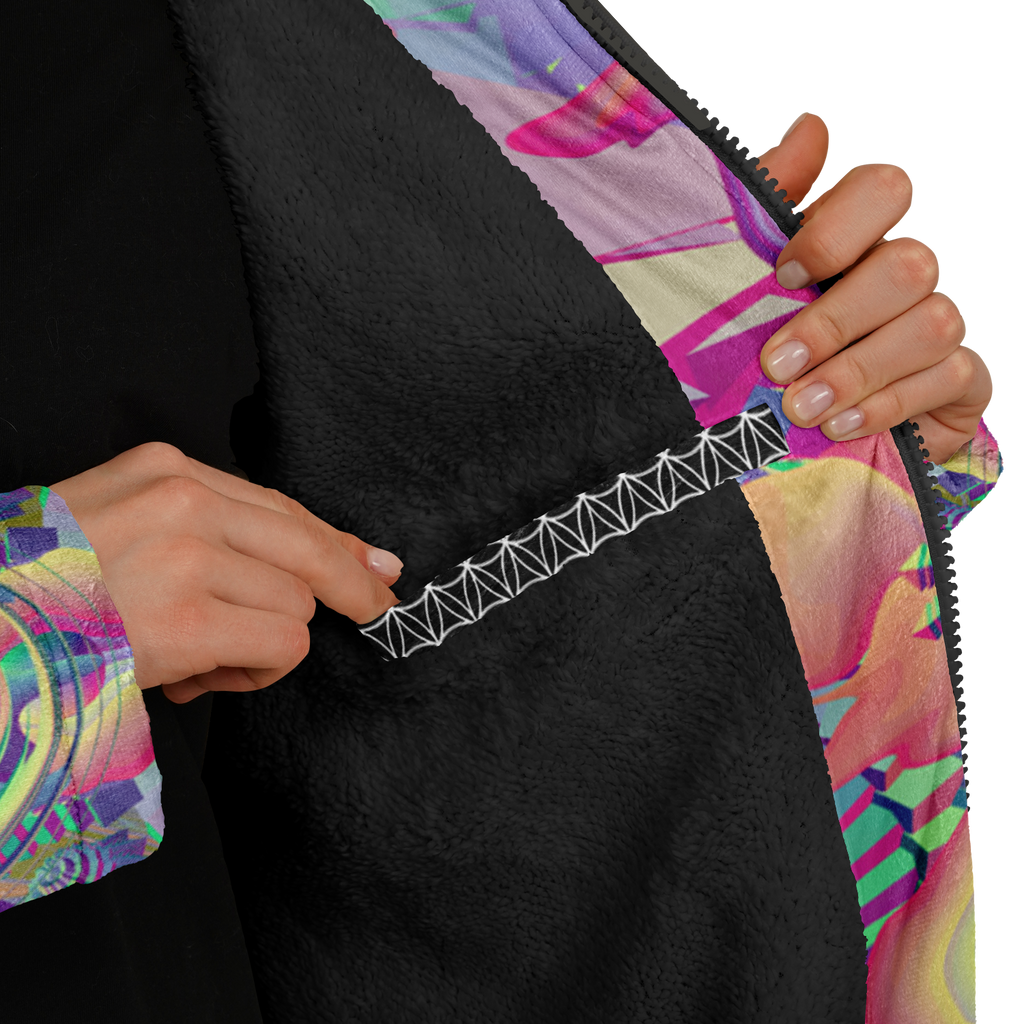 Cloak | Shroom Flower of Life Pastel Rainbow