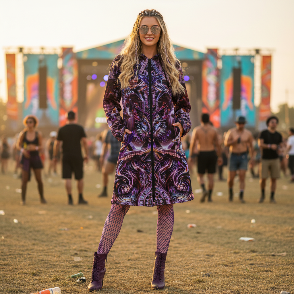Dream Weaver Red Women's Festival Cloak