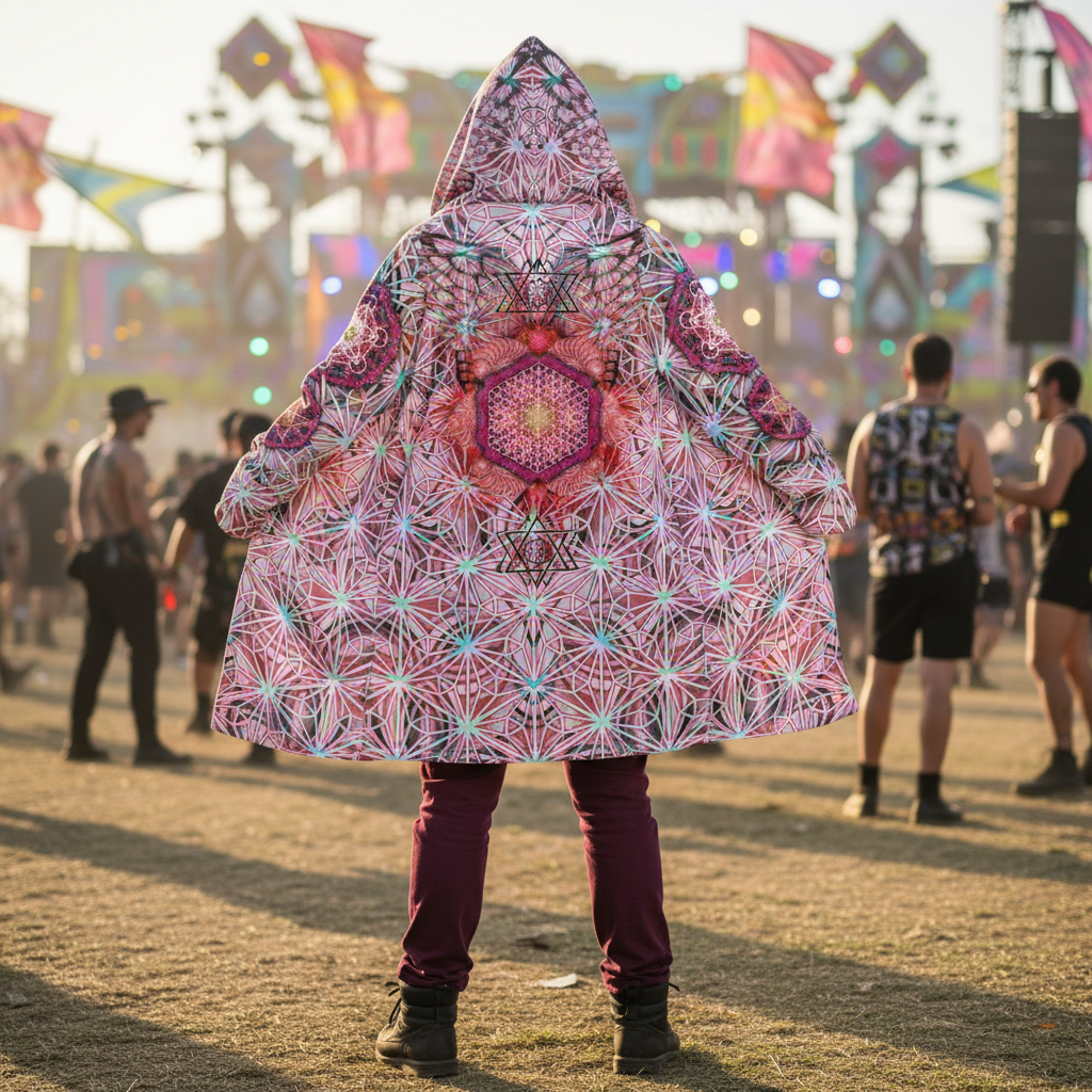 Angel Catcher Light Red Men's Festival Cloak