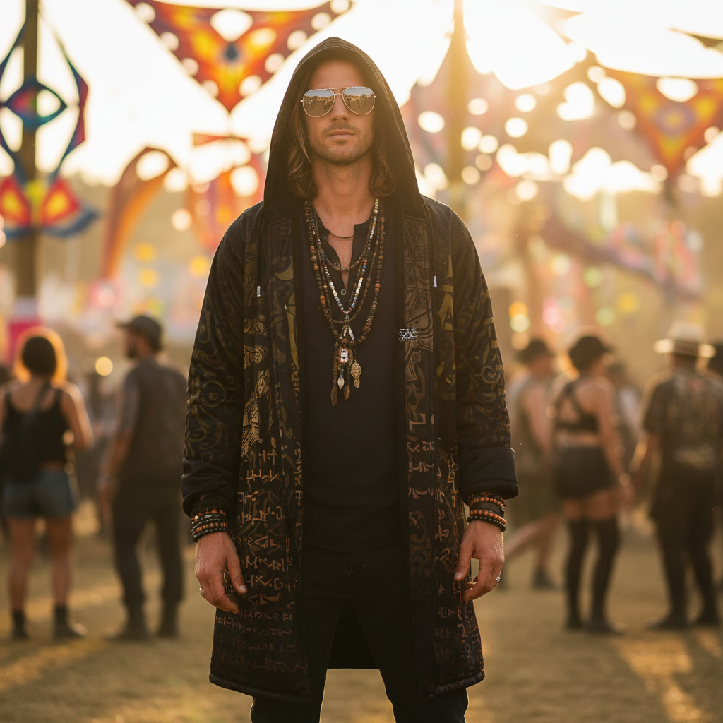 Enochian Vision Gold Men's Festival Cloak