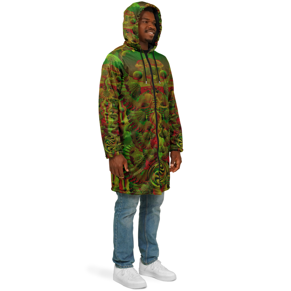 Cloak | Shroom Flower of Life Green