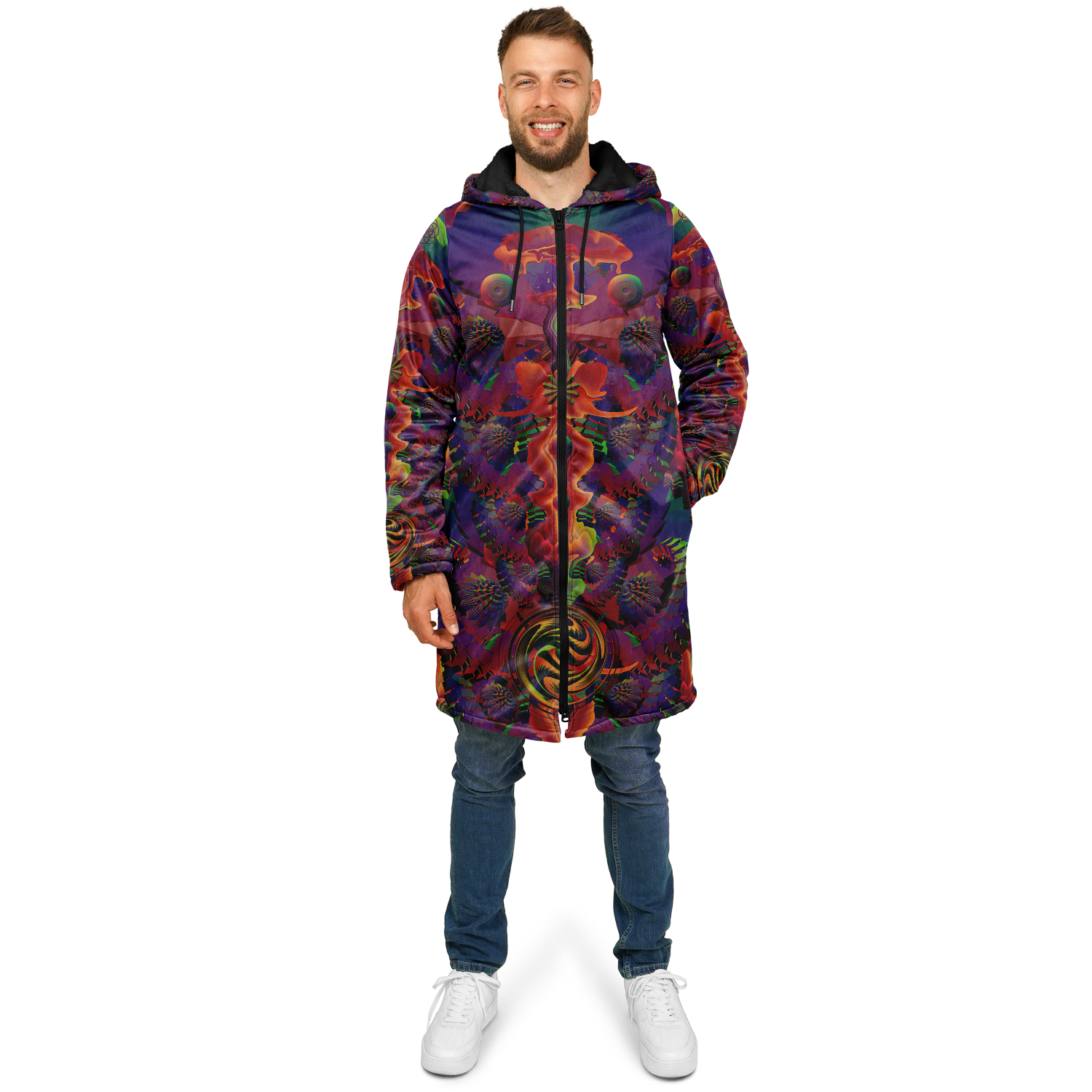 Cloak | Shroom Flower of Life Ultra Rainbow