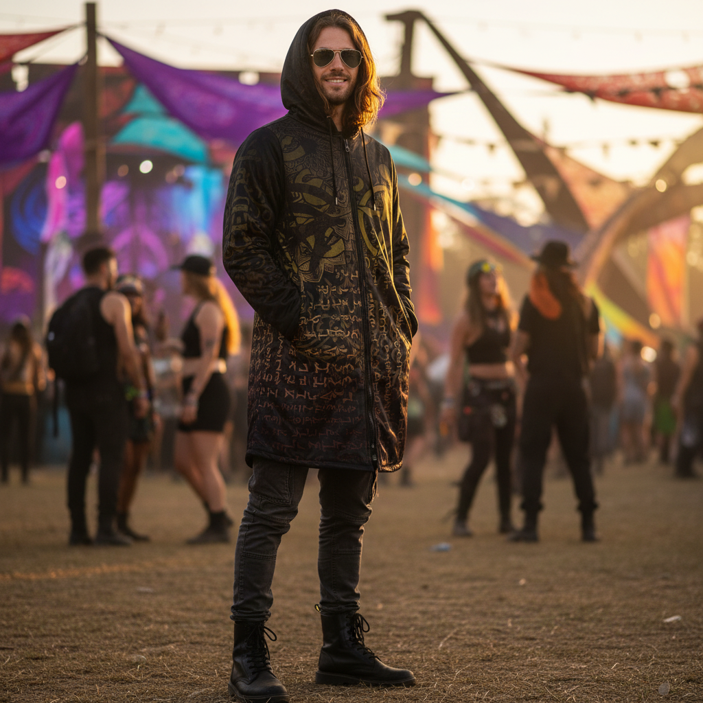 Enochian Vision Gold Men's Festival Cloak