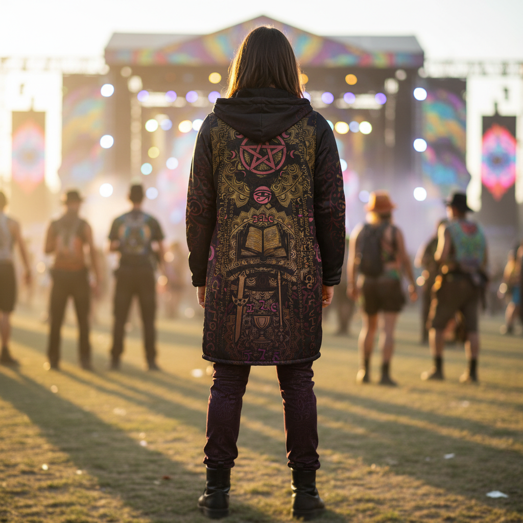 Enochian Vision Red Men's Festival Cloak