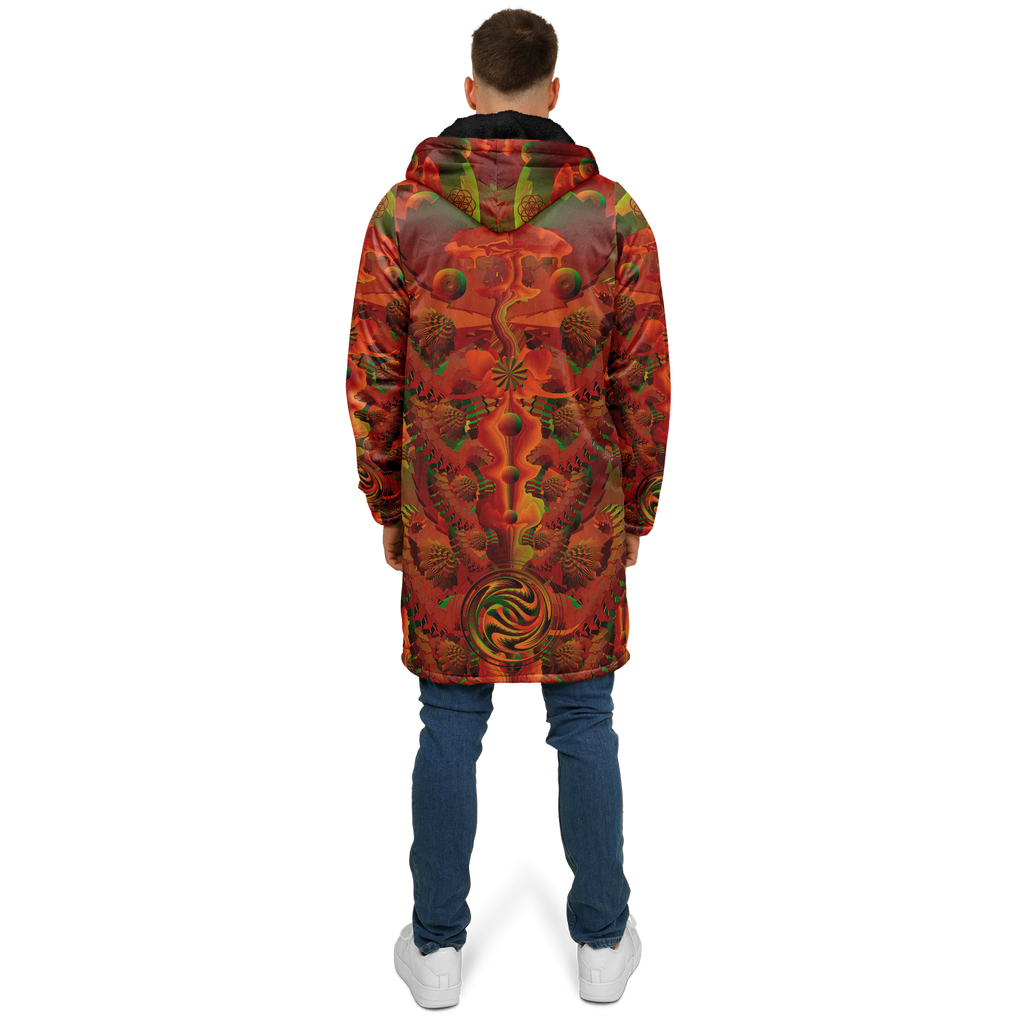 Cloak | Shroom Flower of Life Orange