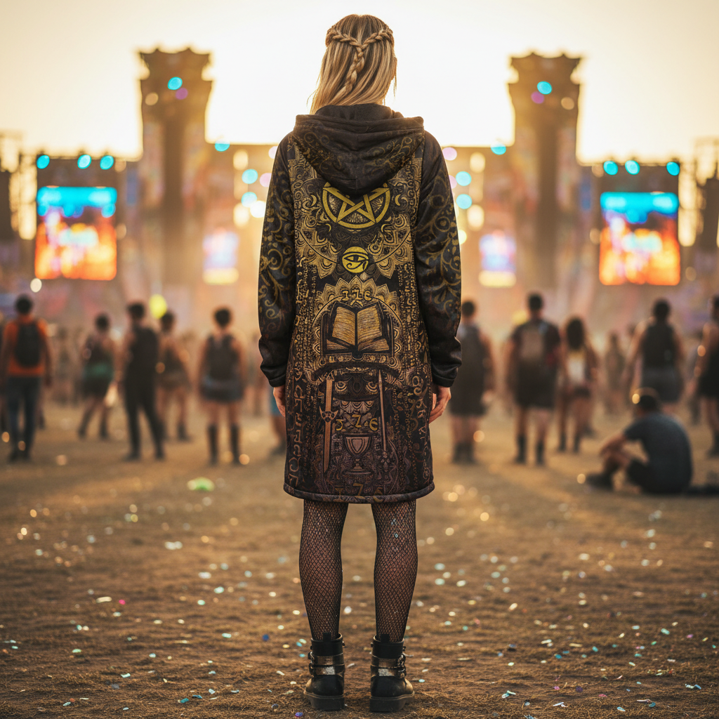 Enochian Vision Gold Women's Festival Cloak