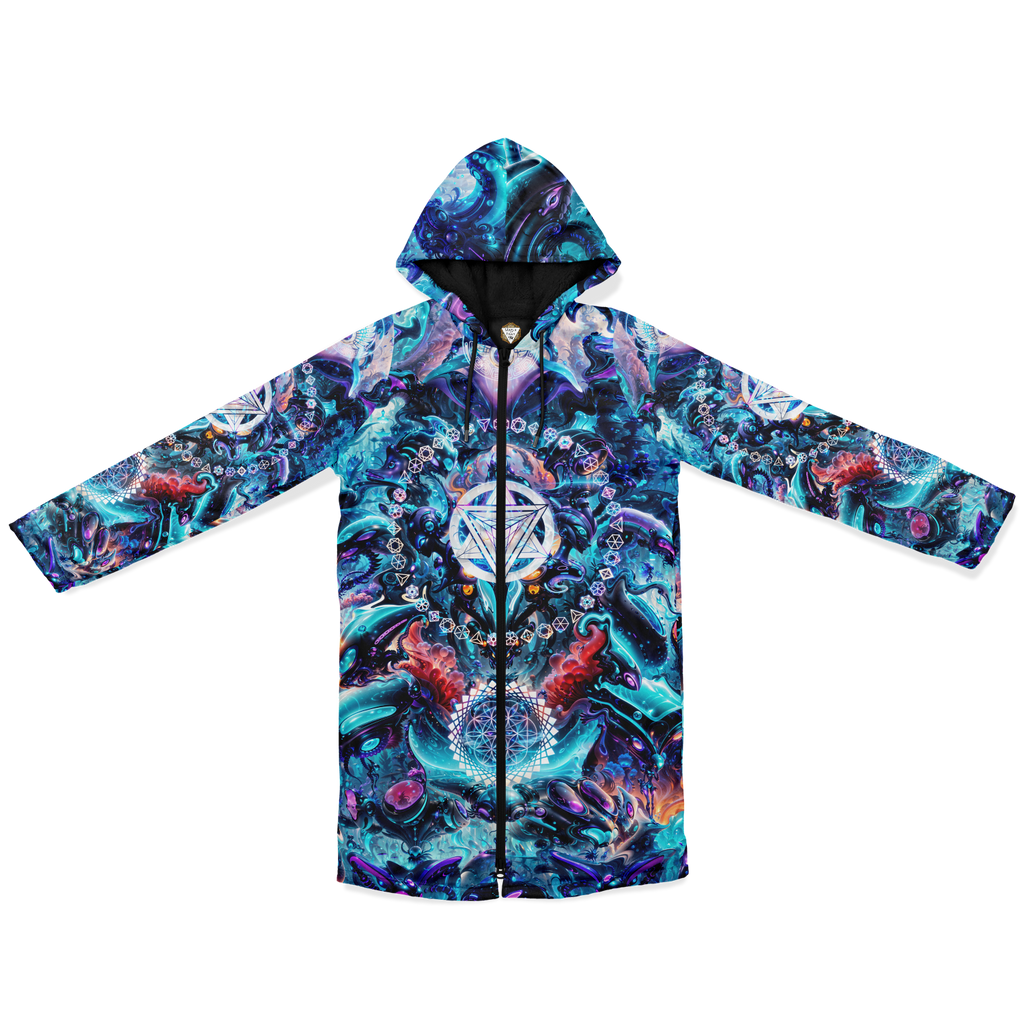 Alien Cyberpunk Mech Men's Festival Cloak