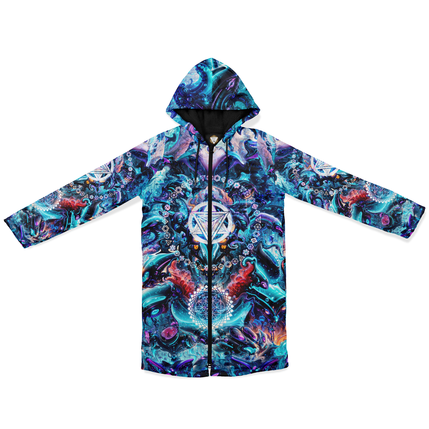 Alien Cyberpunk Mech Men's Festival Cloak