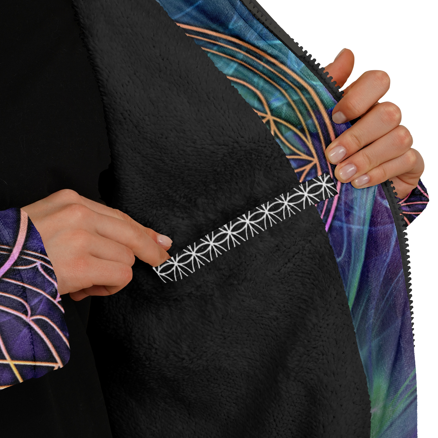 Sacred Geo Women's Festival Cloak