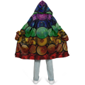 Chakra Mandala Men's Festival Cloak front view with mystical cloak