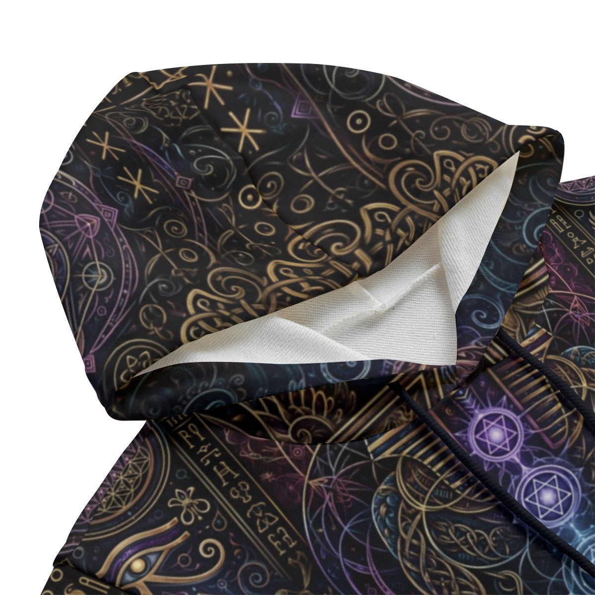 Mystical Egypt Cotton Sleeveless Pullover Hoodie Vest