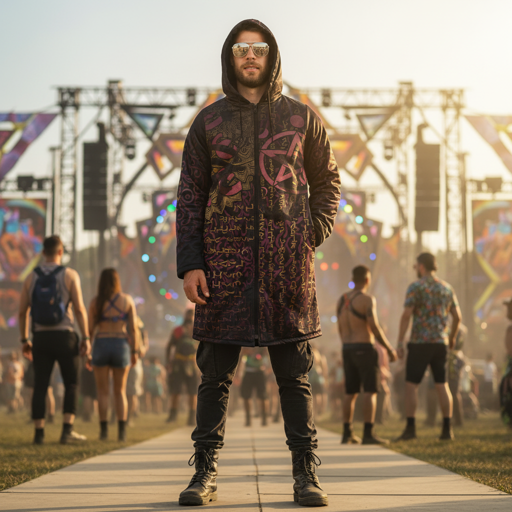 Enochian Vision Red Men's Festival Cloak