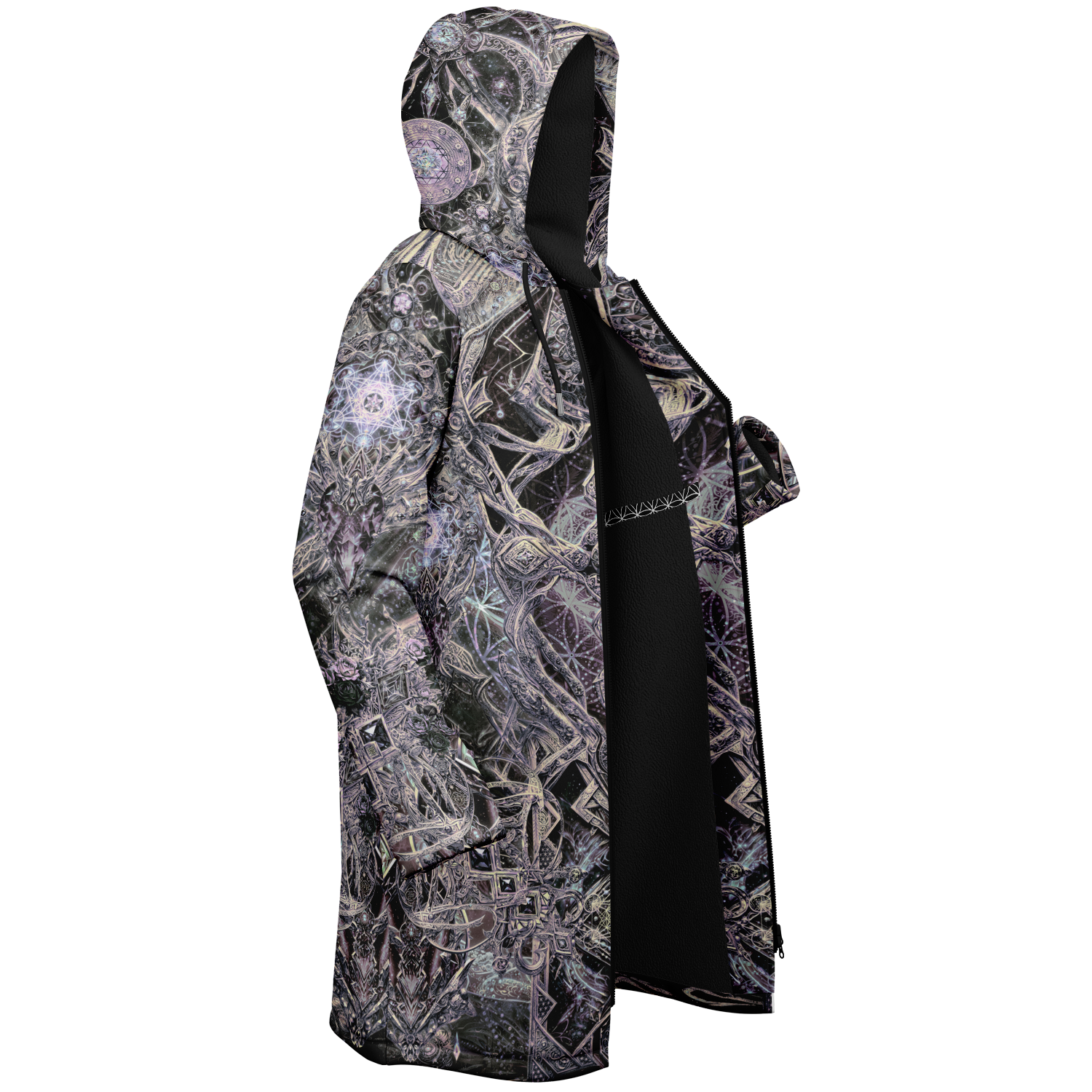 Cosmic Cross Silver Women's Festival Cloak