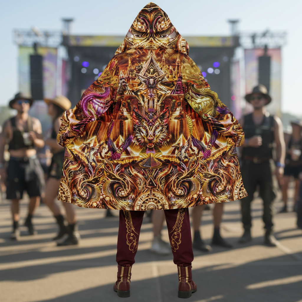 Dream Weaver Orange Festival Cloak