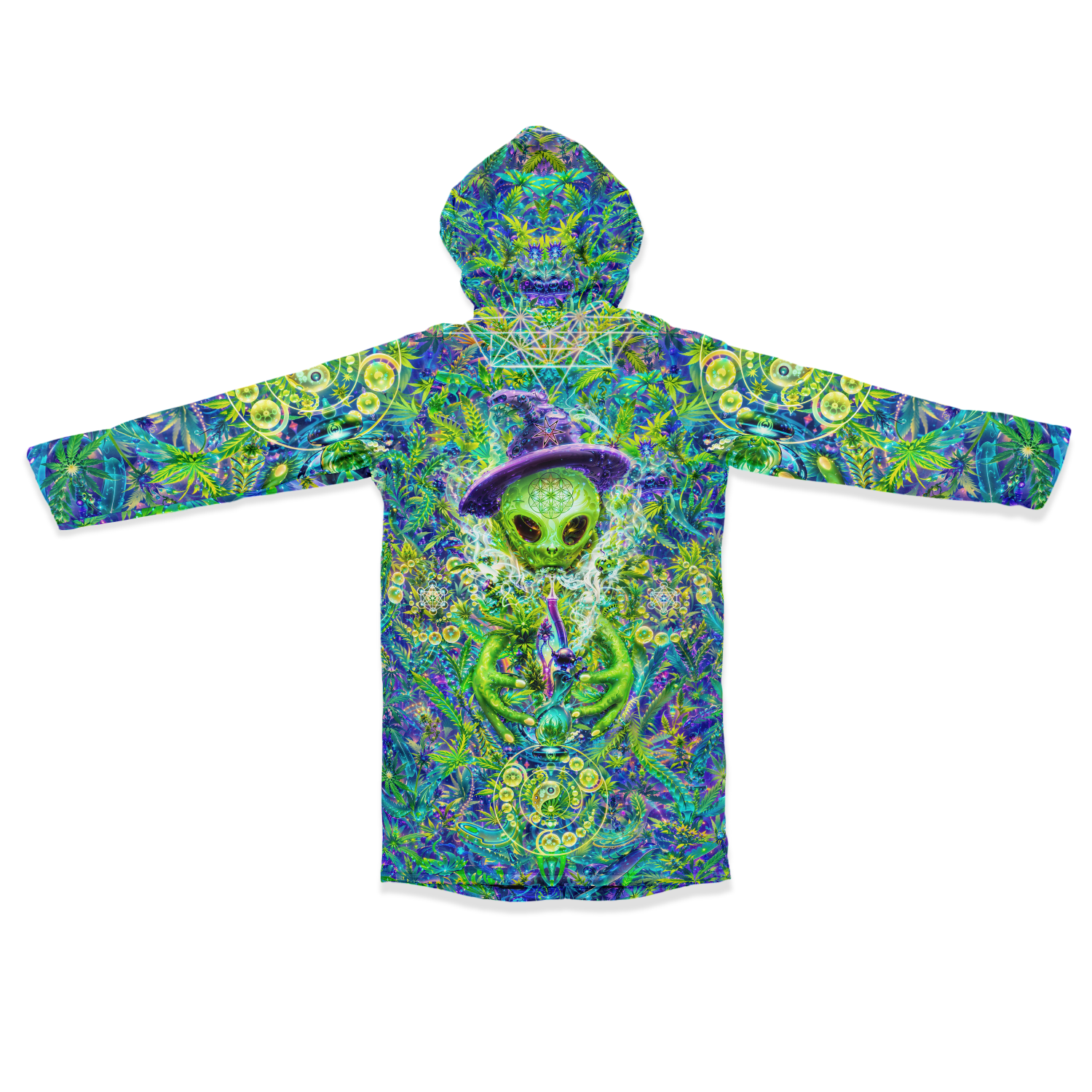 Wizard Stoner Alien Women's Festival Cloak