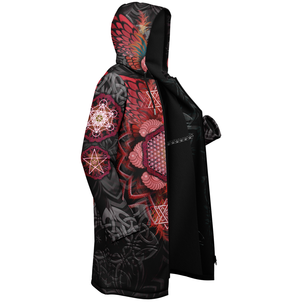 Red Black Angel Catcher Women's Festival Cloak