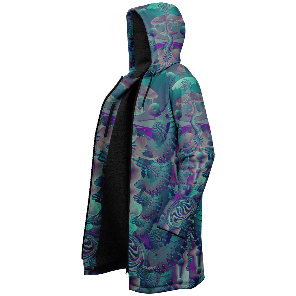 Cloak | Shroom Flower of Life Teal