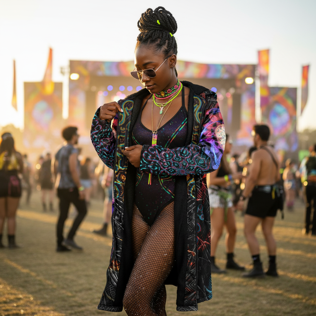 Lunar Eclipse Women's Festival Cloak