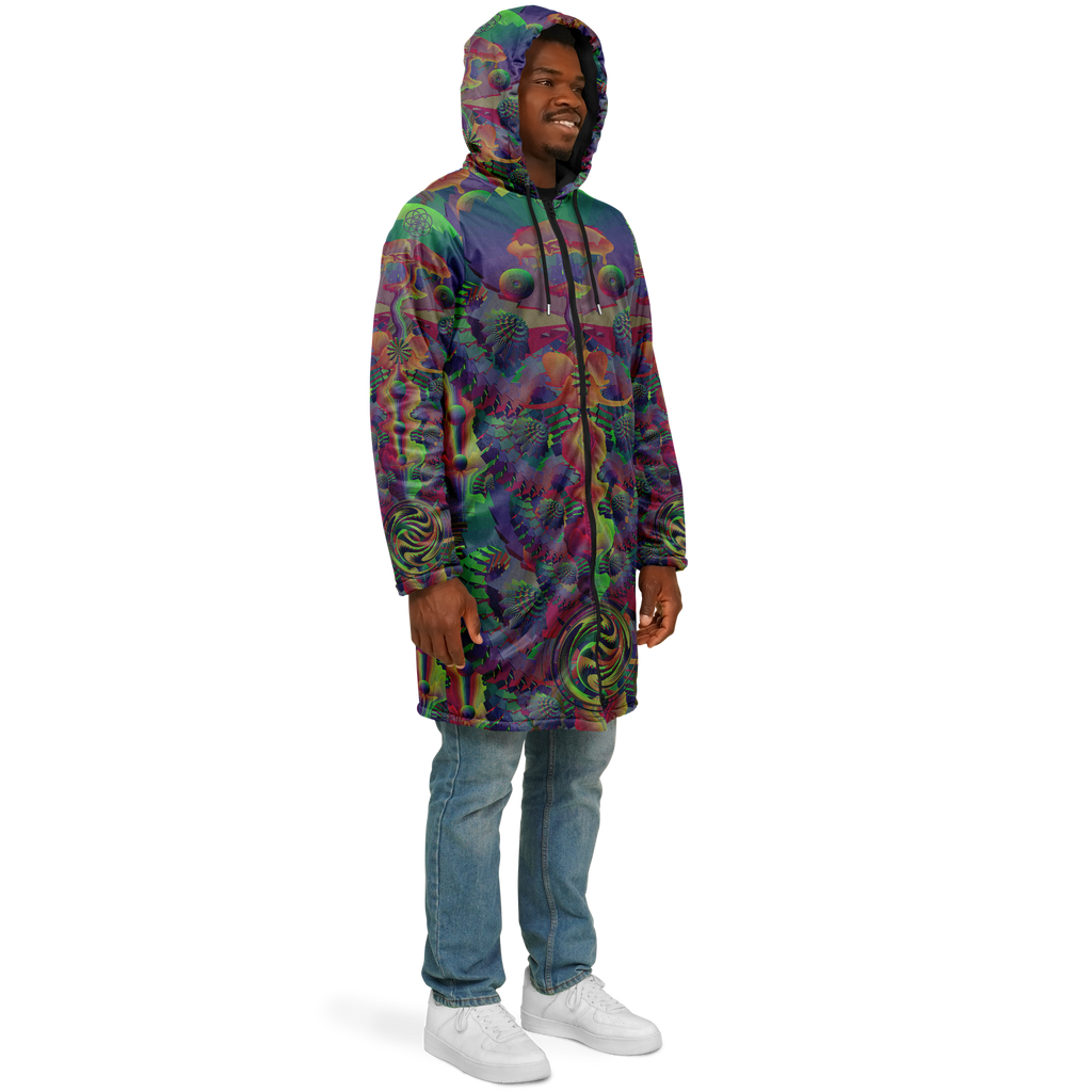 Cloak | Shroom Flower of Life Dark Rainbow