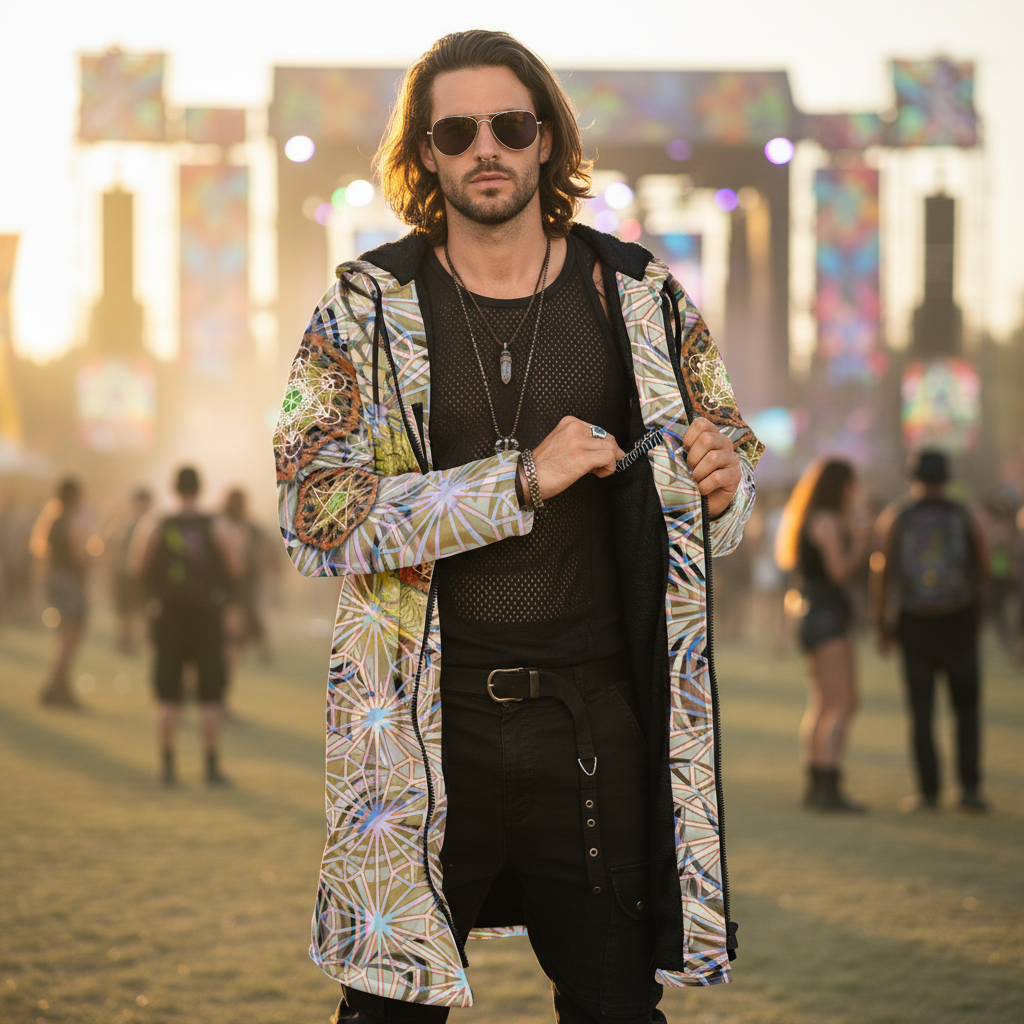 Angel Catcher Light Yellow Men's Festival Cloak