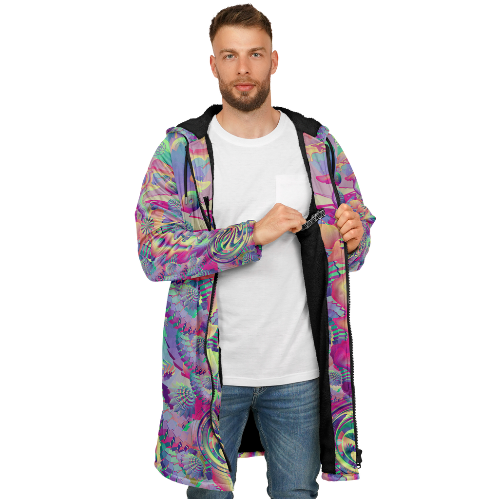 Cloak | Shroom Flower of Life Pastel Rainbow