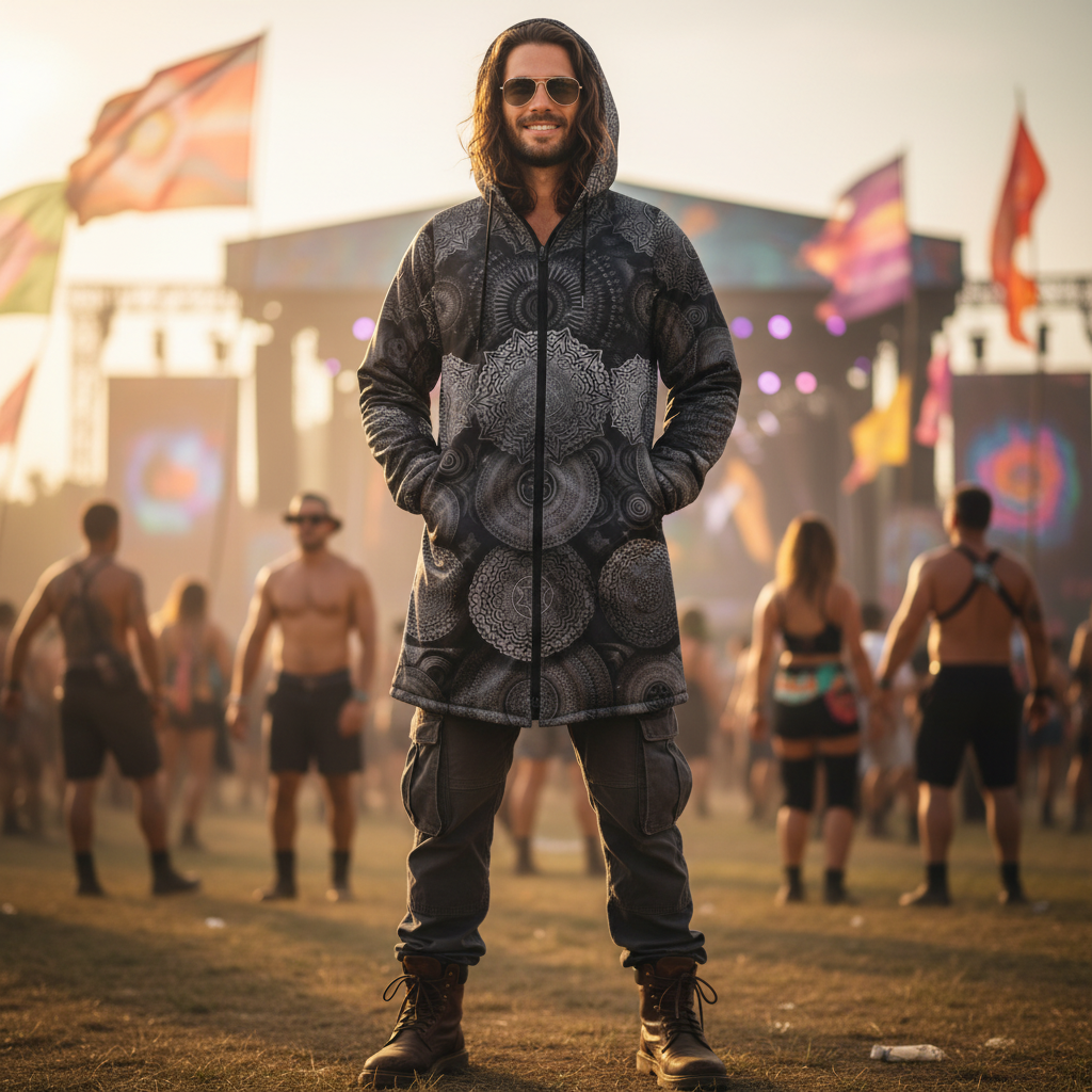 Void Mandala Men's Festival Cloak