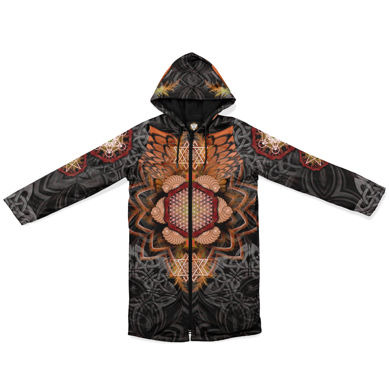 Angel Catcher Orange Men's Festival Cloak