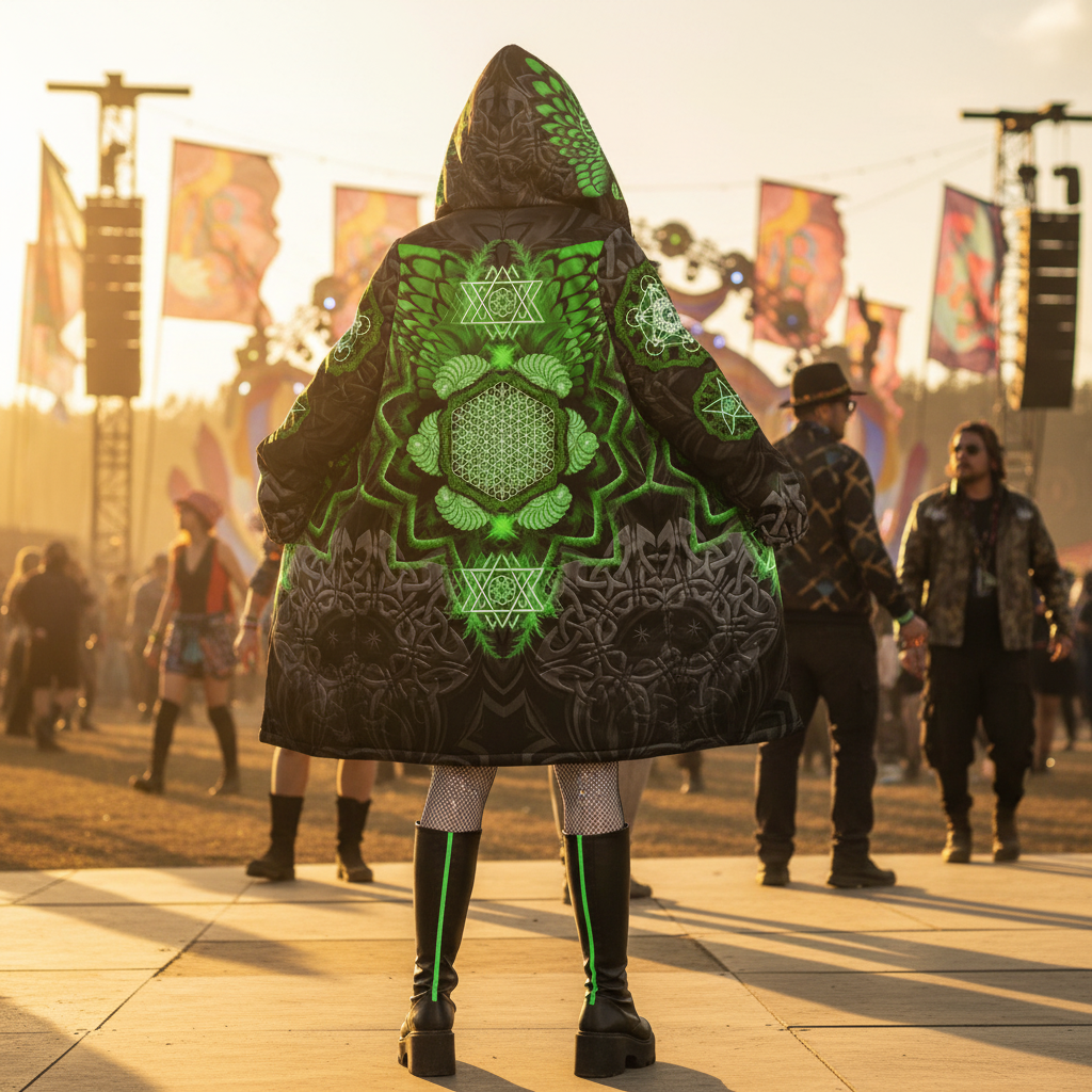 Angel Catcher Green Festival Cloak