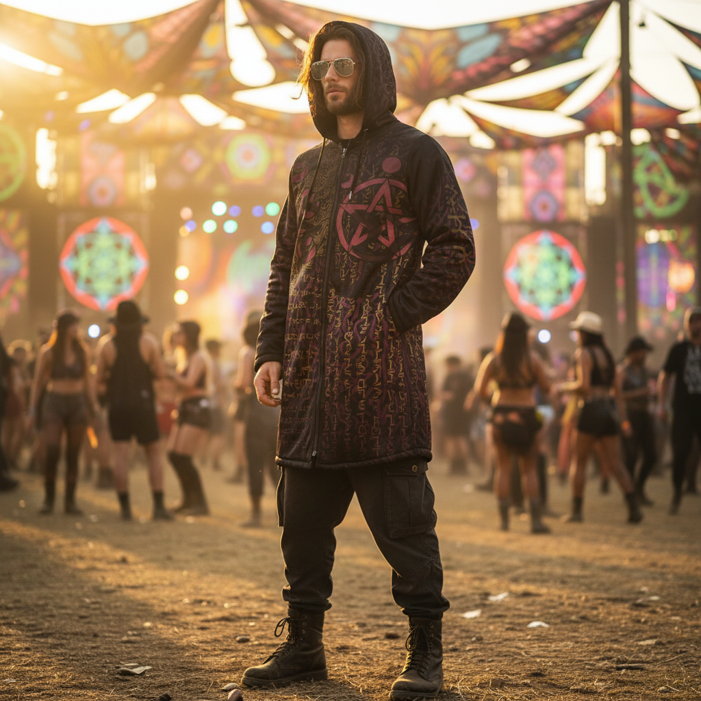 Enochian Vision Red Men's Festival Cloak