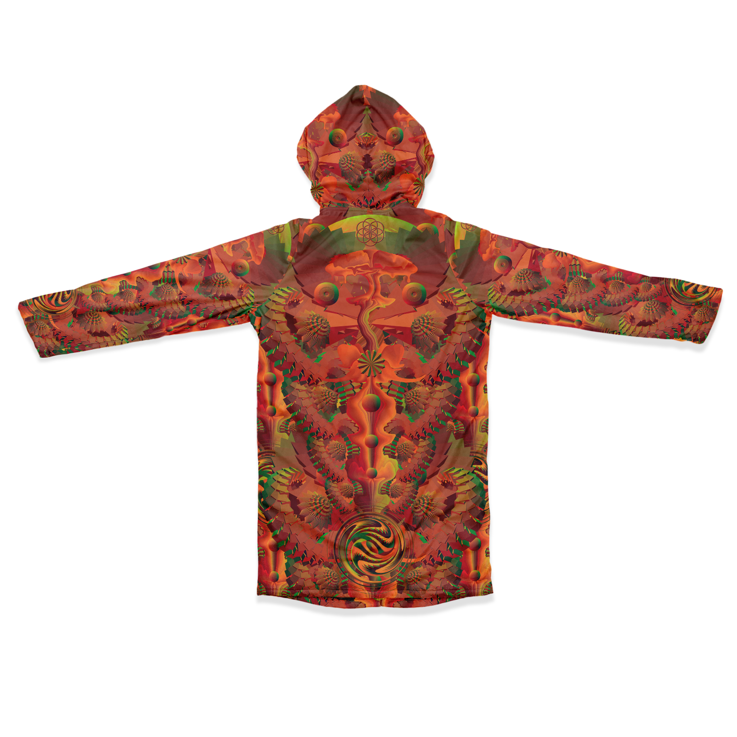 Cloak | Shroom Flower of Life Orange