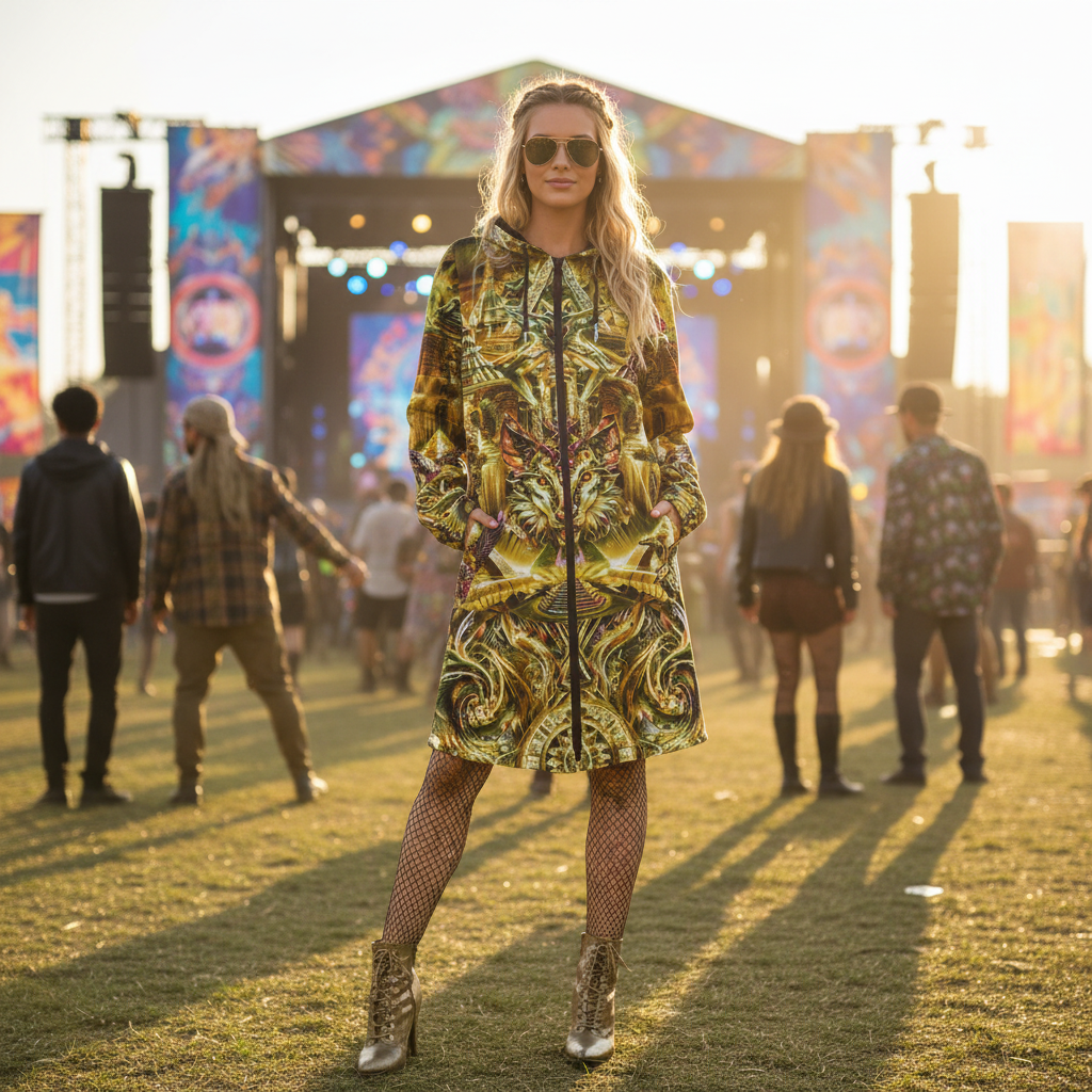 Dream Weaver Yellow Women's Festival Cloak