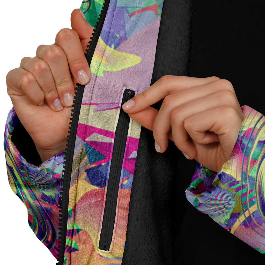 Cloak | Shroom Flower of Life Pastel Rainbow