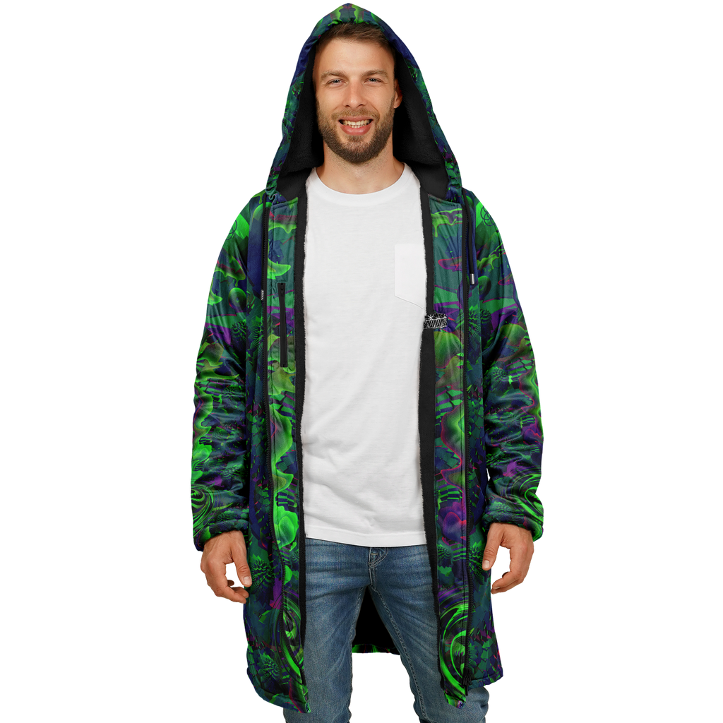 Cloak | Shroom Flower of Life Green