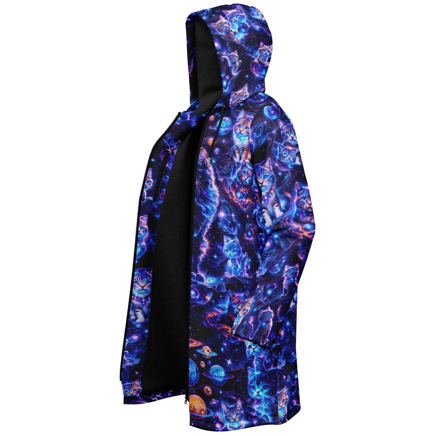 Cosmic Space Cats Women's Festival Cloak