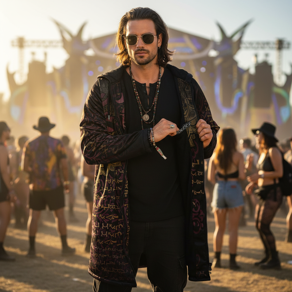 Enochian Vision Red Men's Festival Cloak