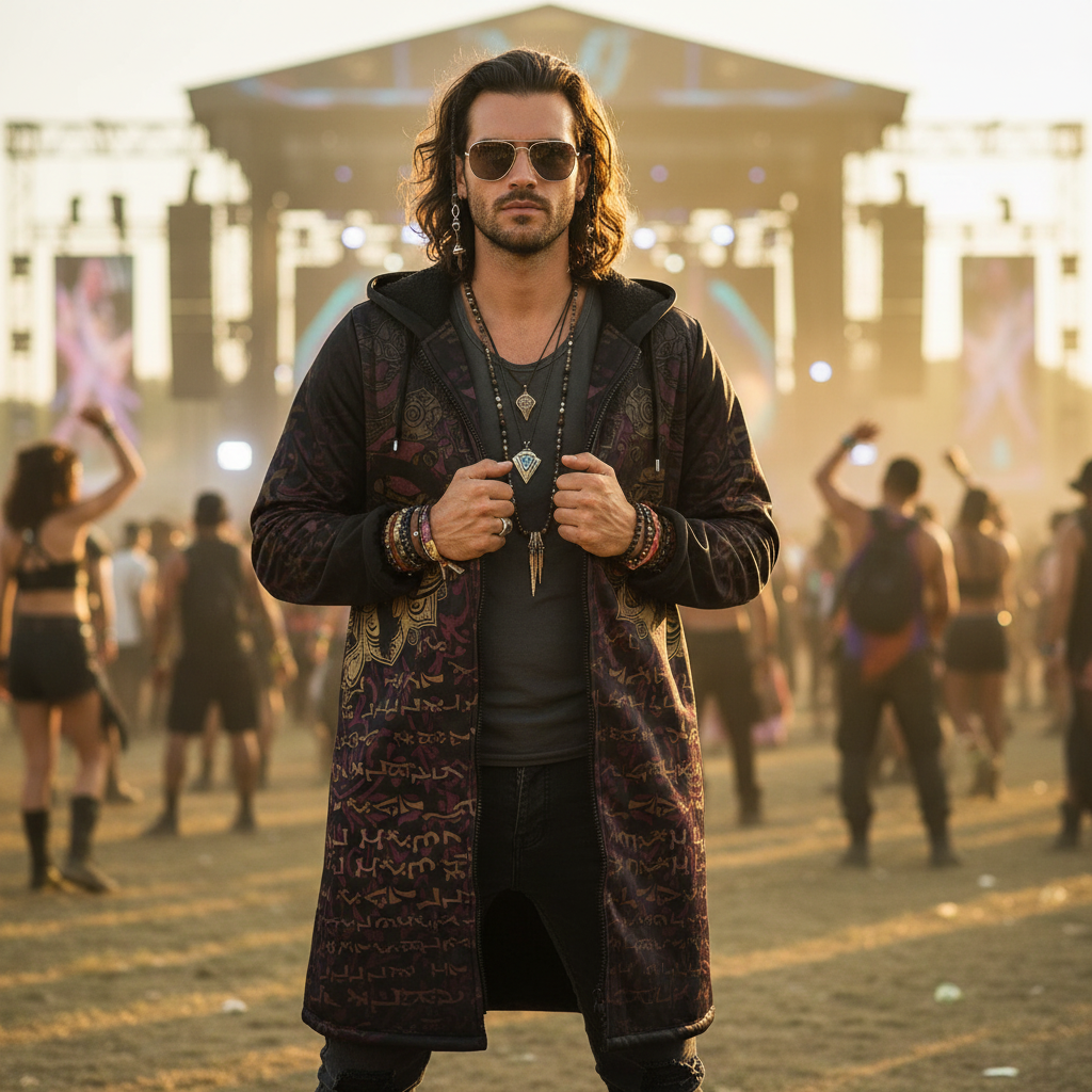 Enochian Vision Red Men's Festival Cloak