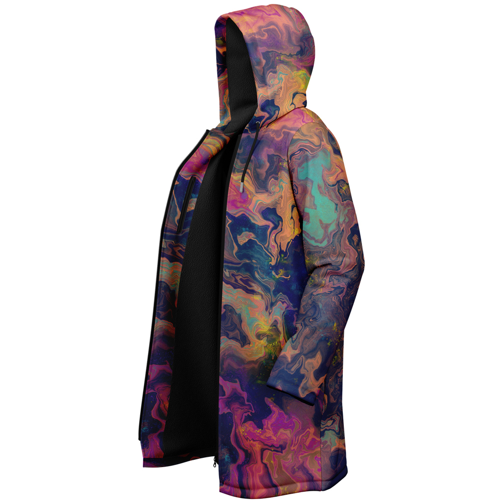 Liquified Abyss Men's Festival Cloak detail view with mystical style