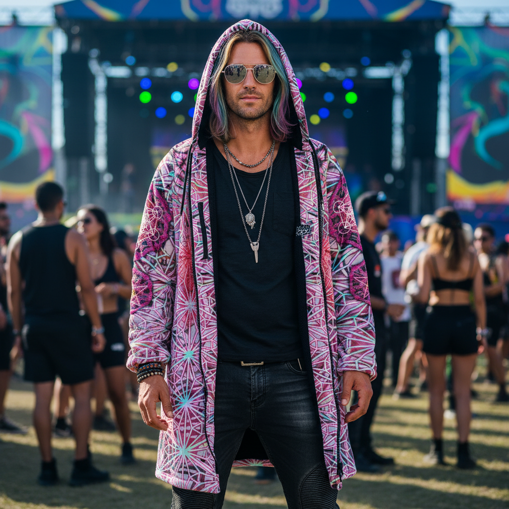 Angel Catcher Light Red Men's Festival Cloak