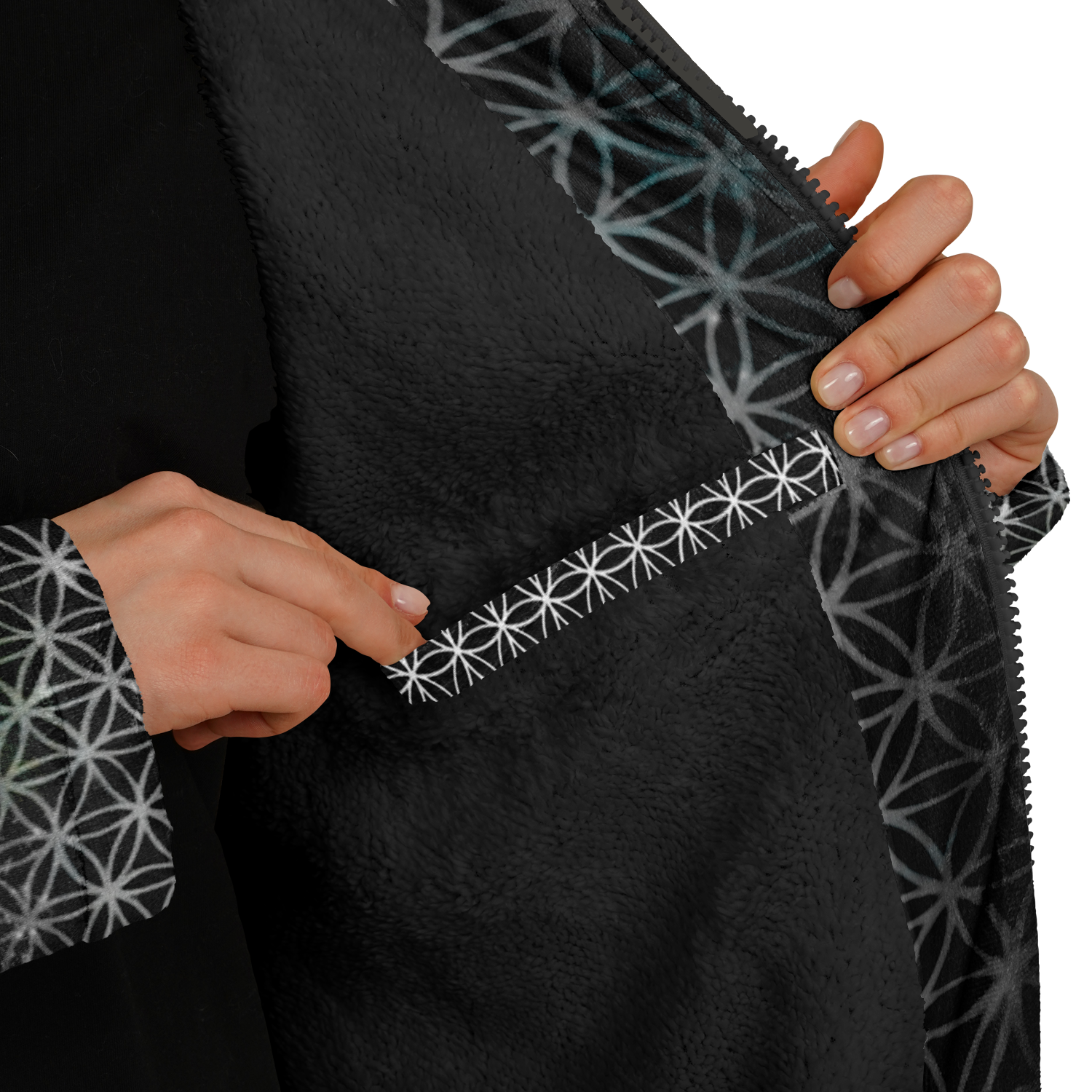 Silver Mystic Eye Women's Festival Cloak