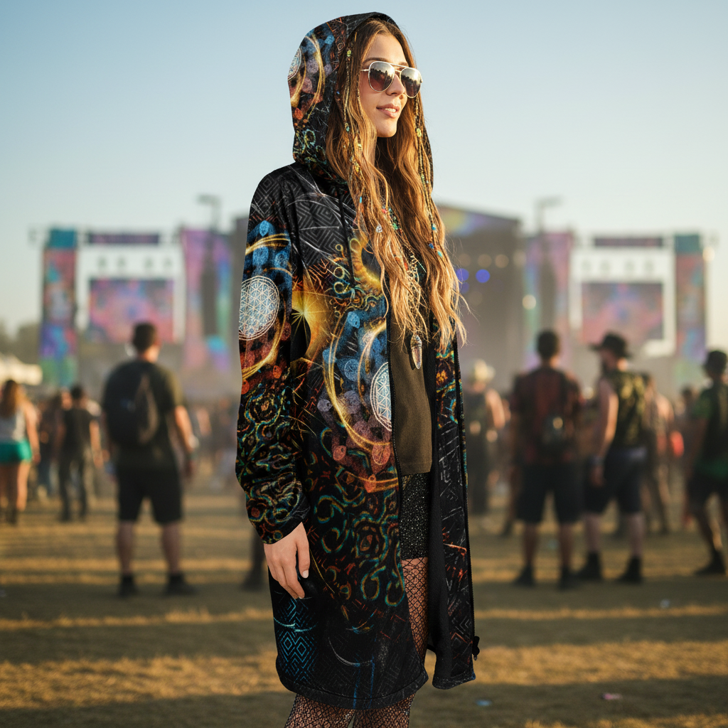Solar Eclipse Women's Festival Cloak