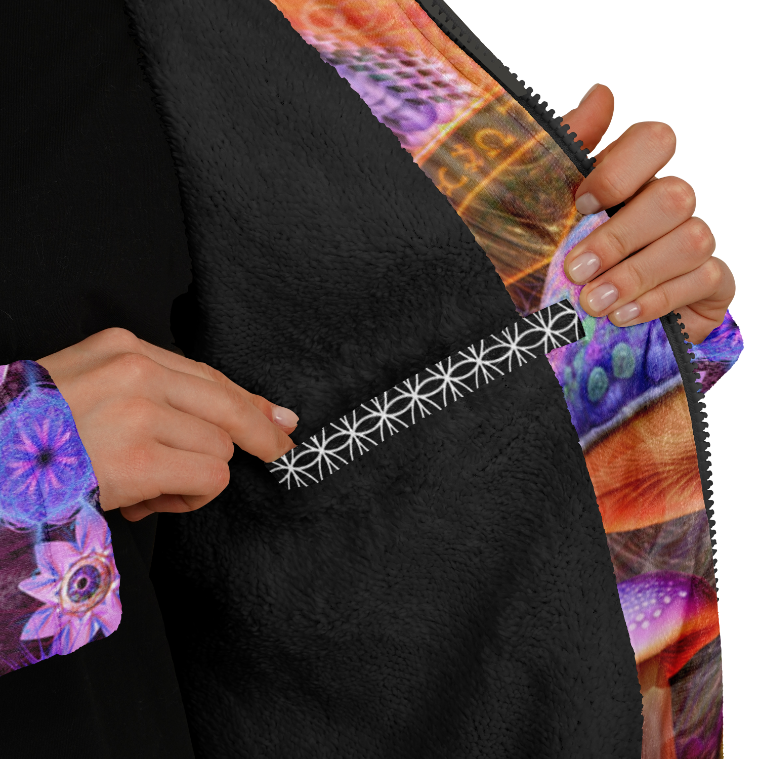 Shroom Rx Pink Women's Festival Cloak