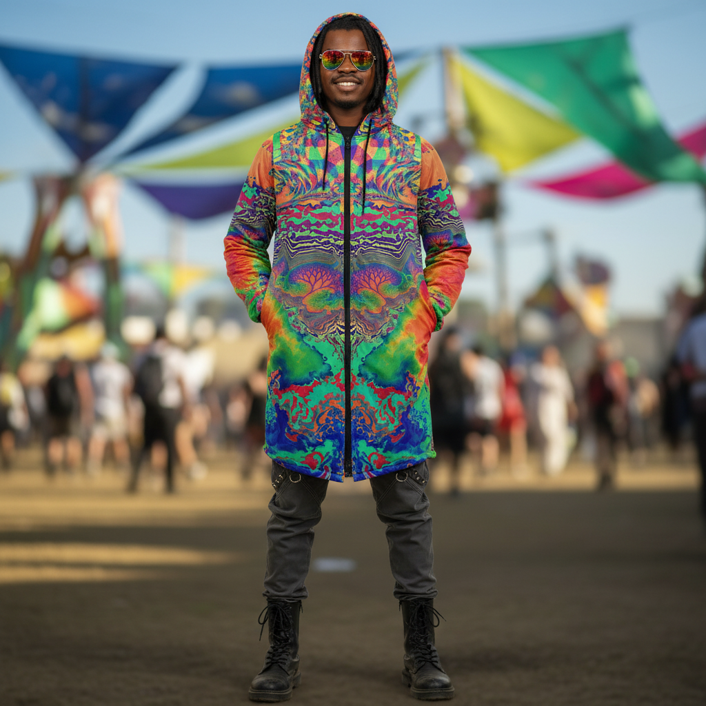 Acid Melt Men's Festival Cloak