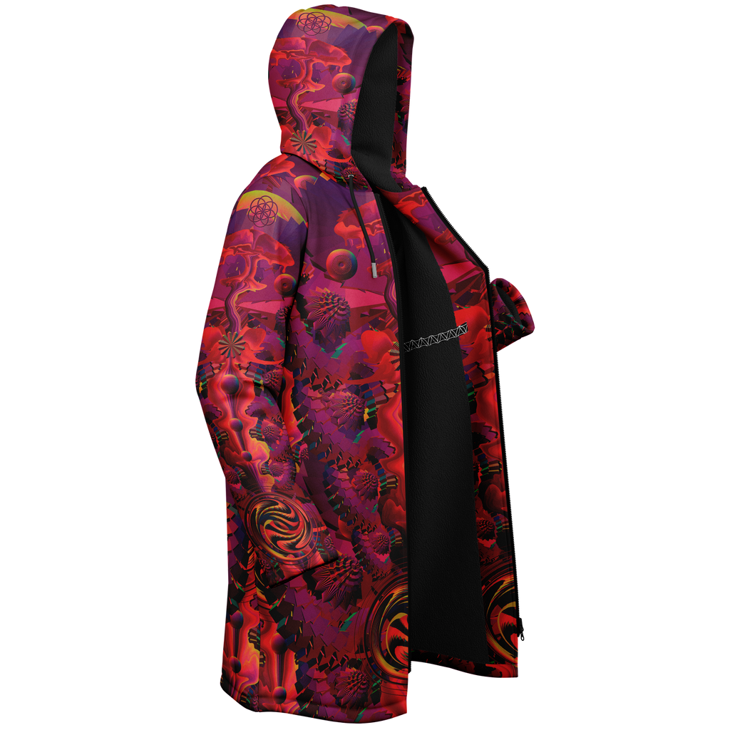 Cloak | Shroom Flower of Life Red
