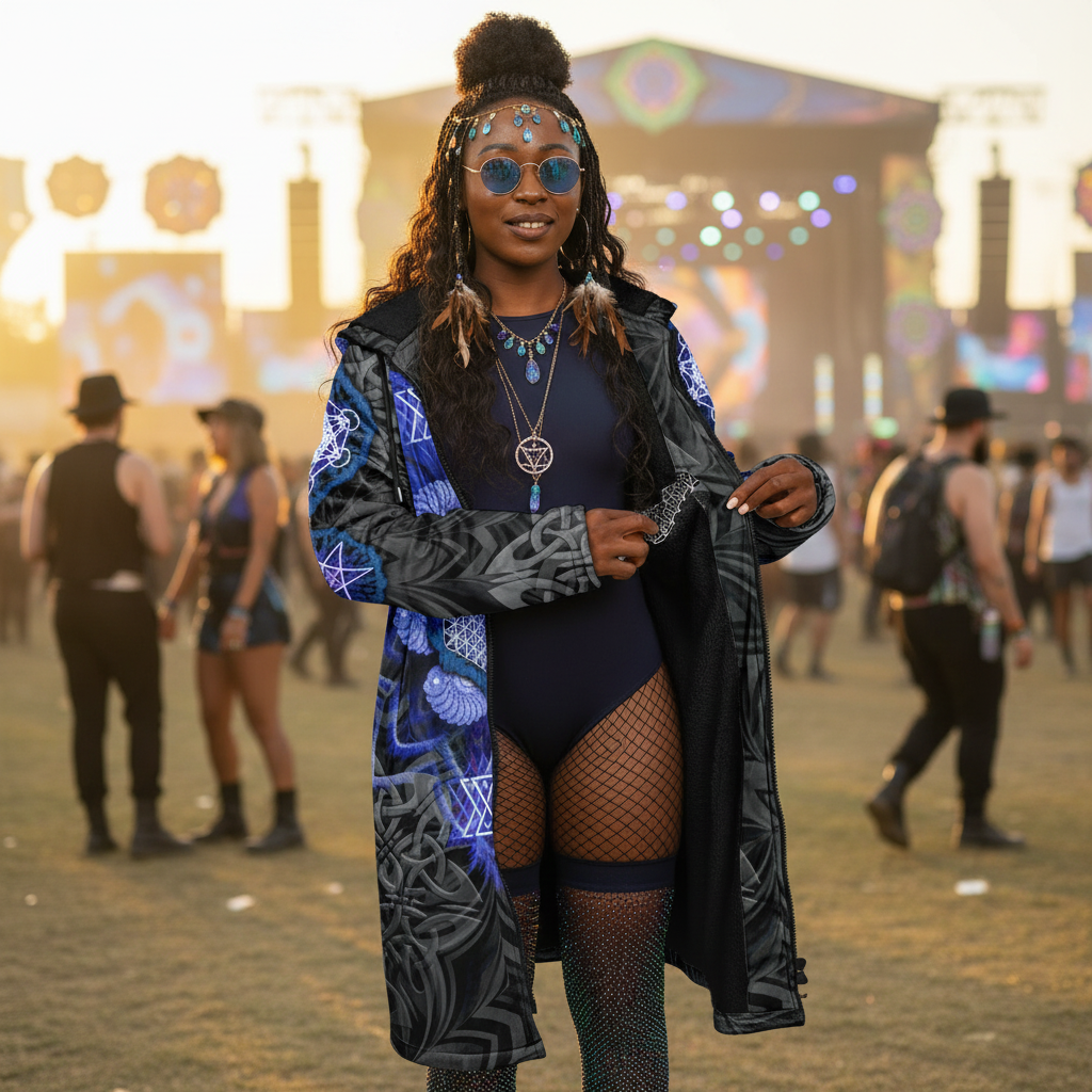 Angel Catcher Blue Festival Cloak