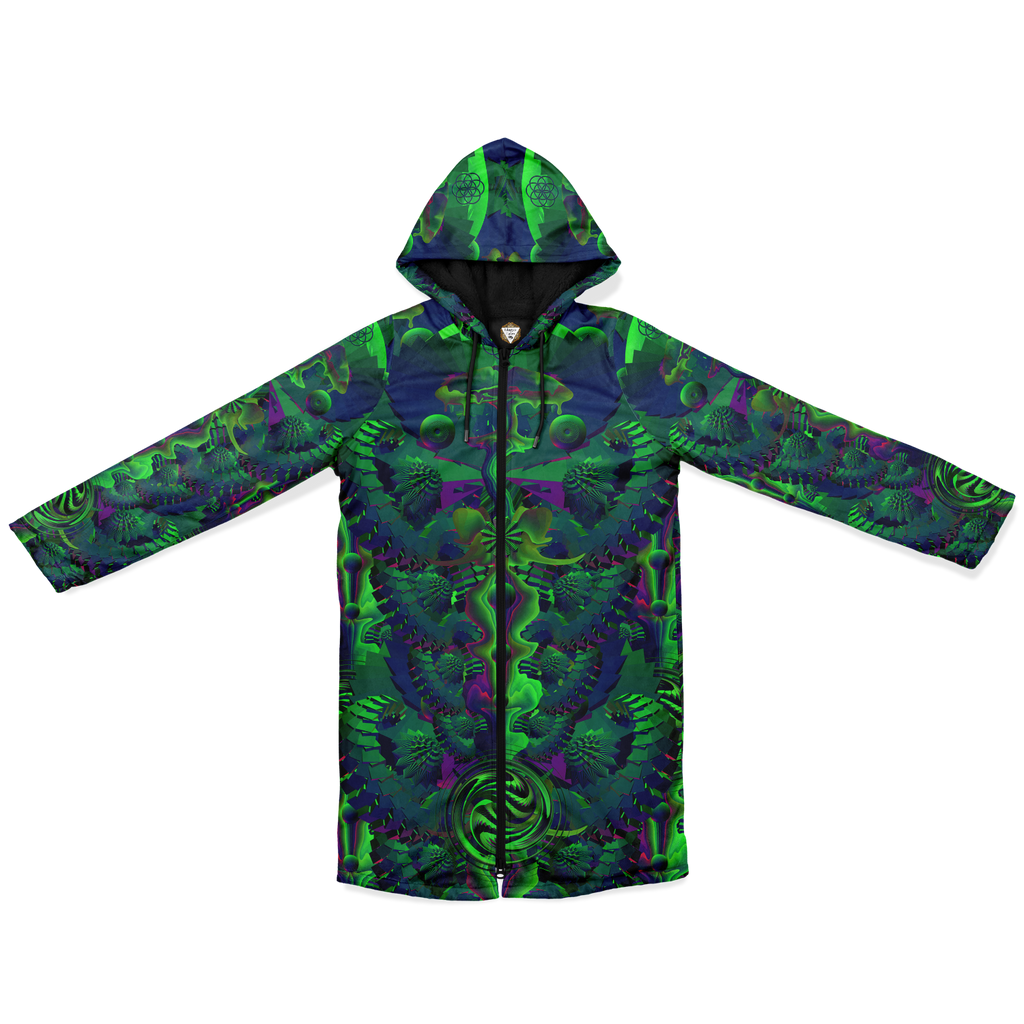 Cloak | Shroom Flower of Life Green