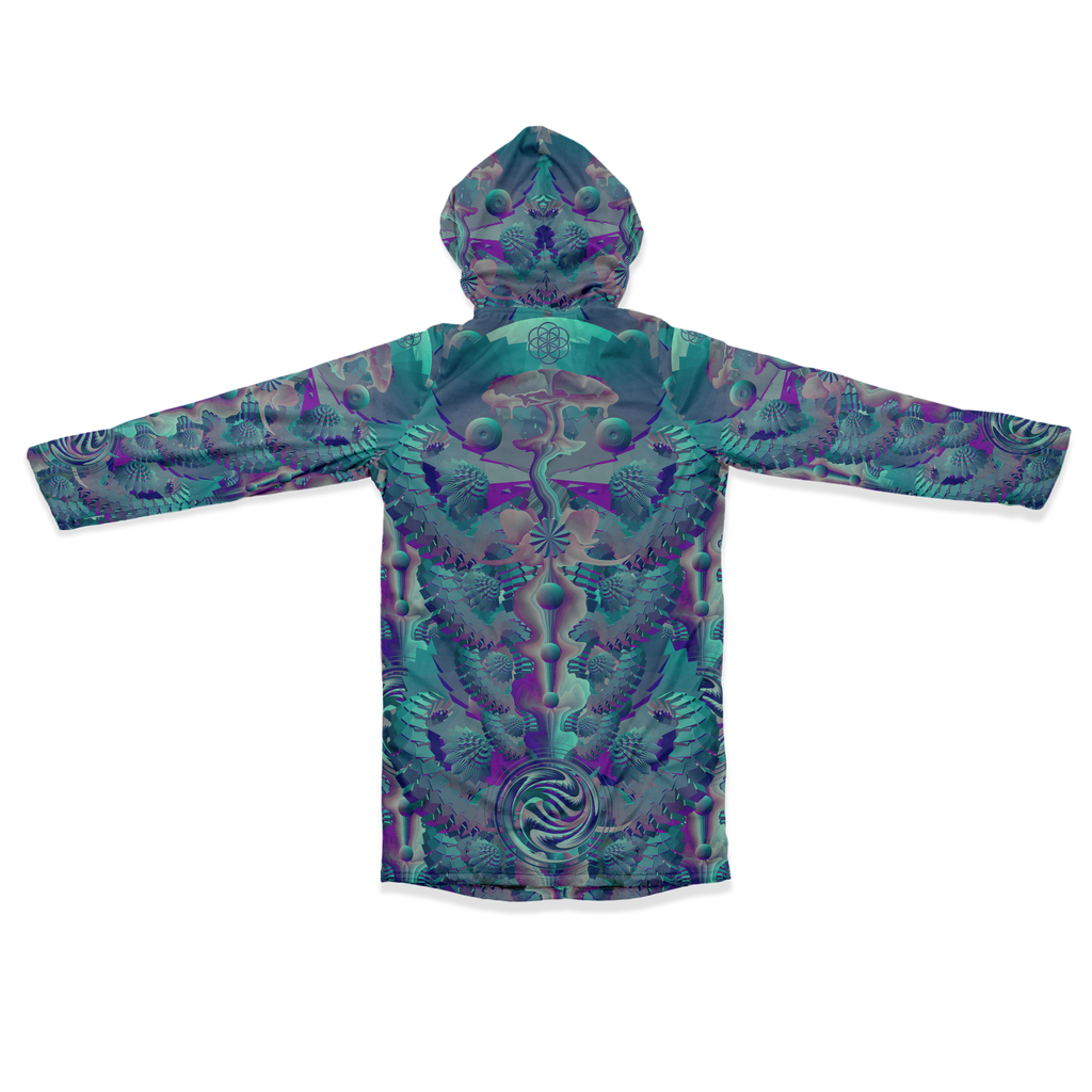 Cloak | Shroom Flower of Life Teal
