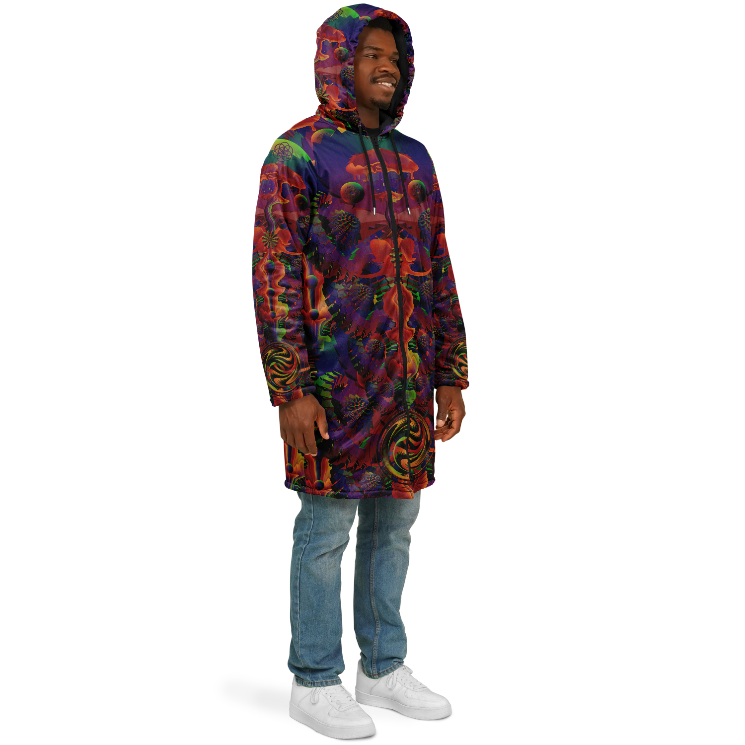 Cloak | Shroom Flower of Life Ultra Rainbow